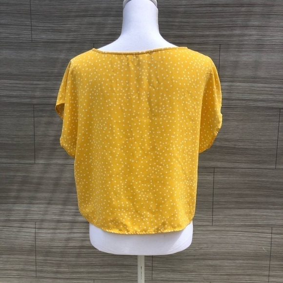 BP yellow blouse Size M New without tags - Picture 4 of 8